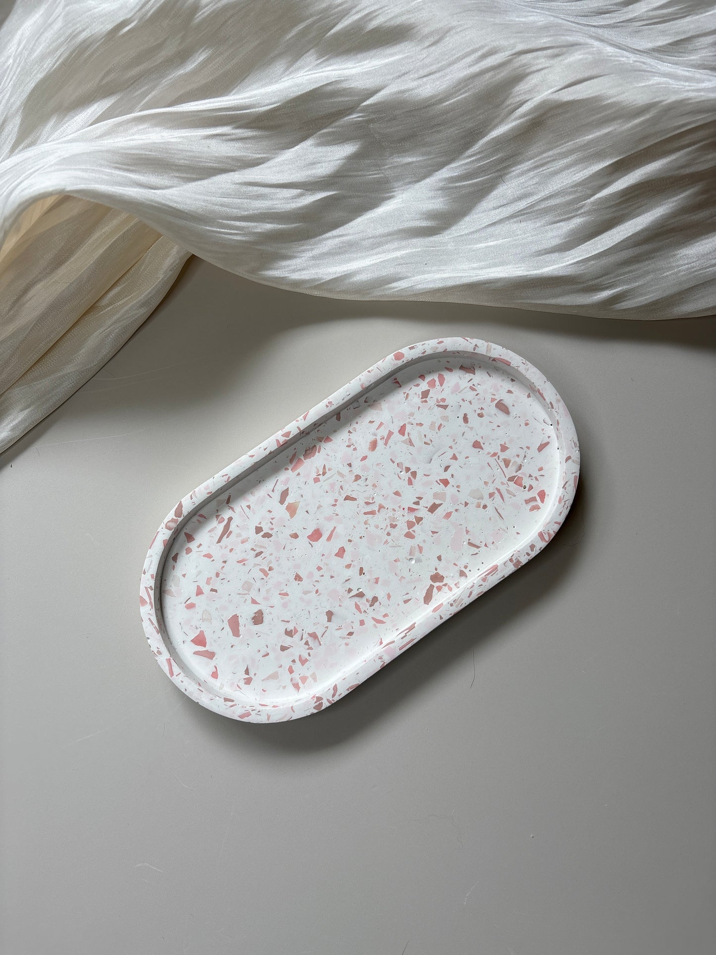 Pink Terrazzo Trinket Tray
