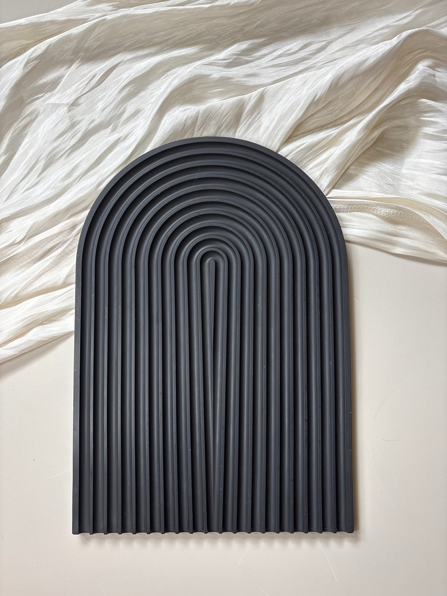 Black Large Arch Tray