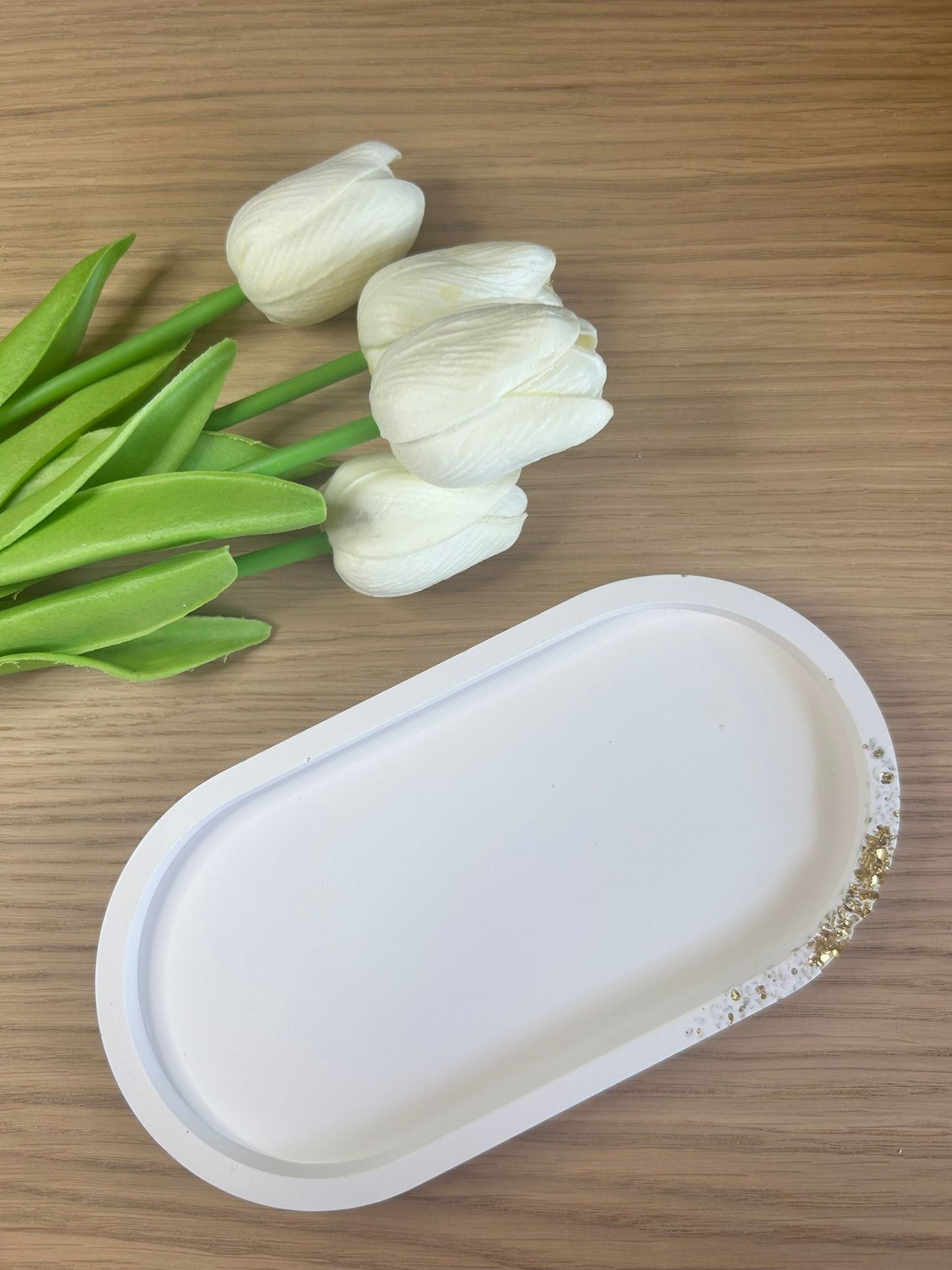 Gold Druzy Trinket Tray