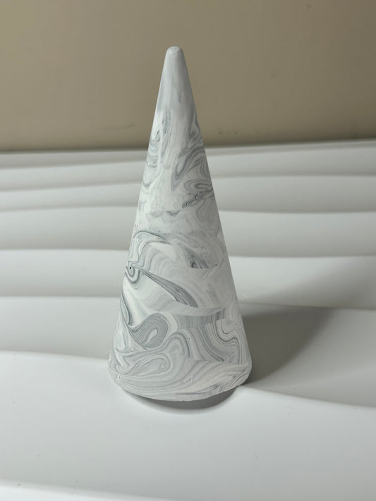 Grey Marble Ring Cone