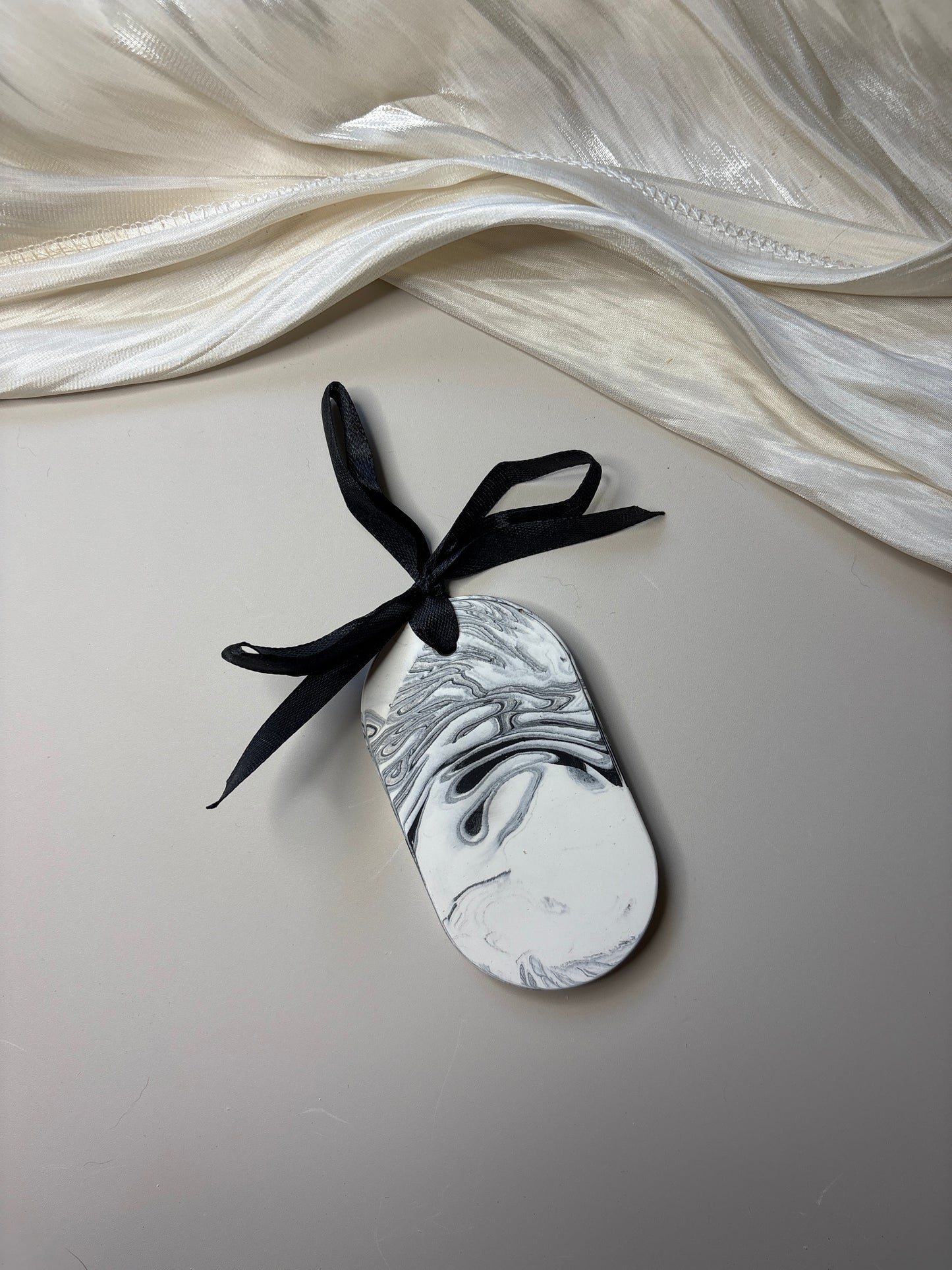 Black Marble Aromatherapy Stone