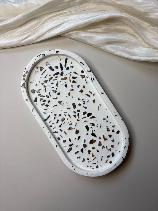 Tigers Eye Gemstone Trinket Tray