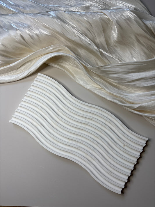Brown Marble Wavy Tray
