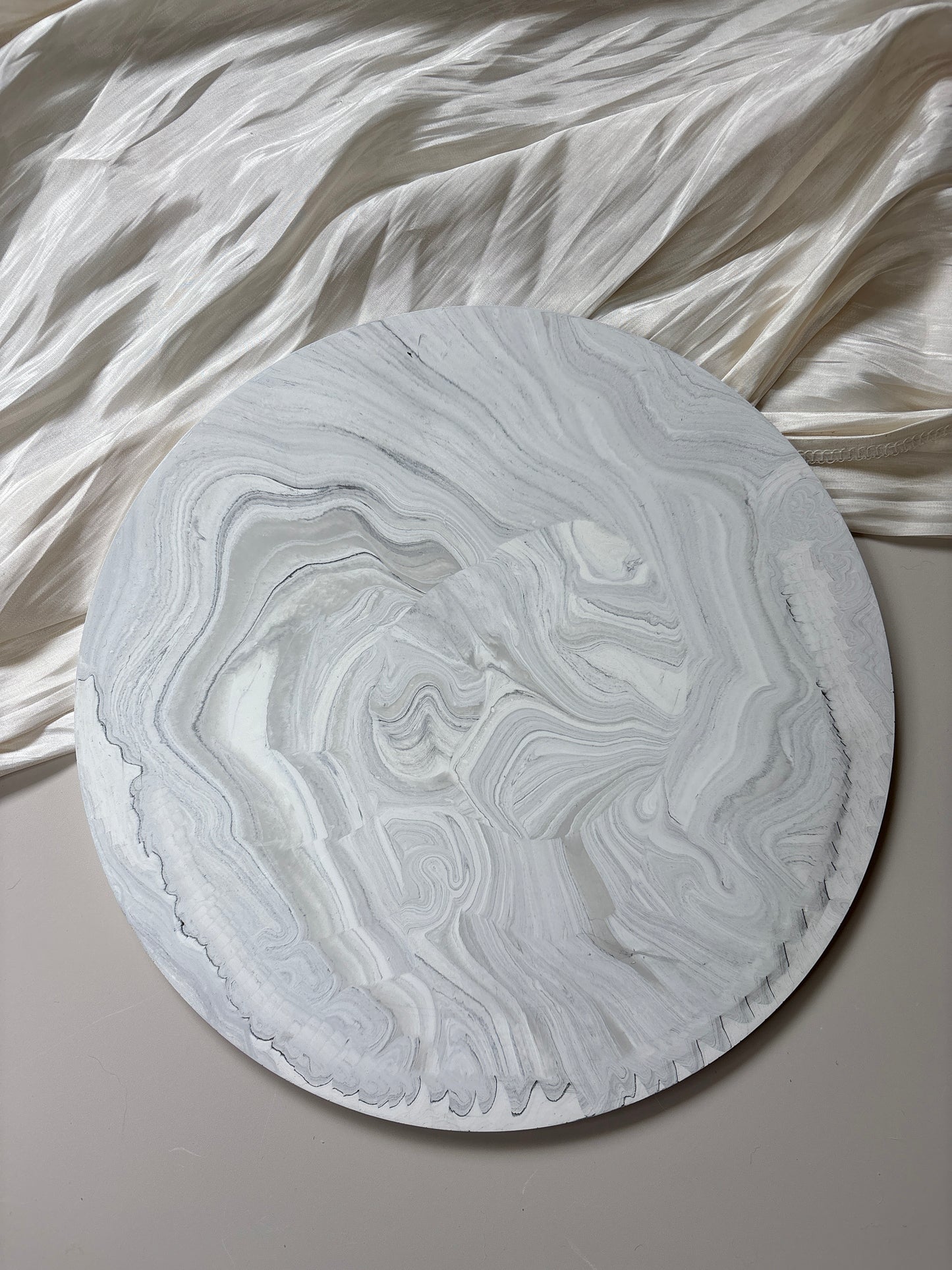Grey Marble XL Tray
