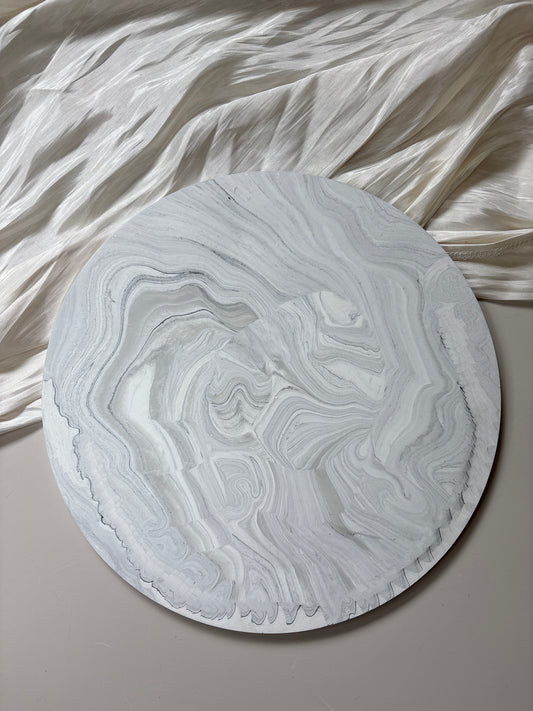 Grey Marble XL Tray