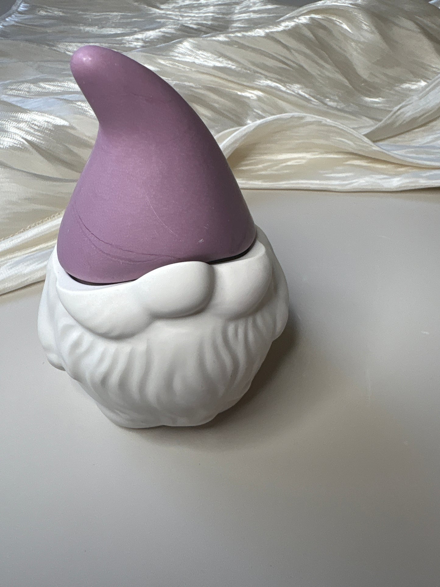 Purple Hat Santa Pot