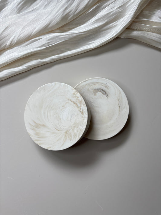 Brown Marble Chunky Coasters