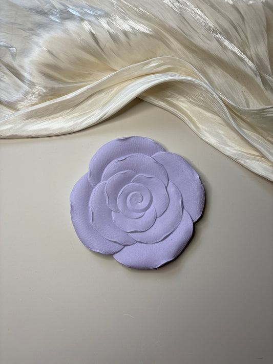 Lilac Rose Coaster/Candle Dish