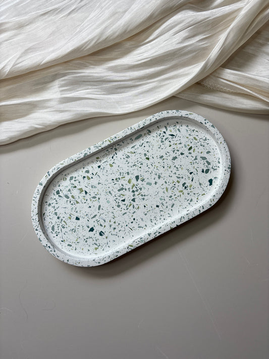 Green Terrazzo Trinket Tray