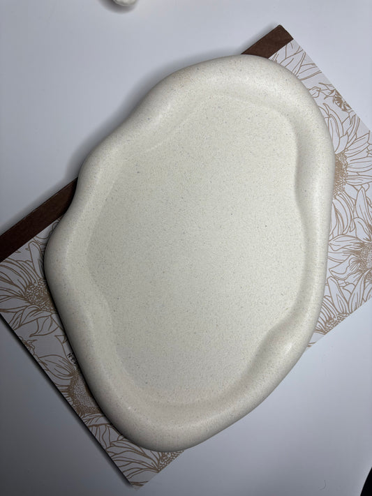 Natural Stone Pebble Trinket Tray