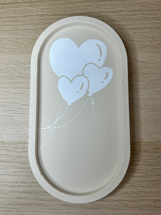 Heart Balloon Trinket Tray - Ex Display