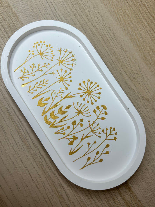 Floral Trinket Tray - Ex Display