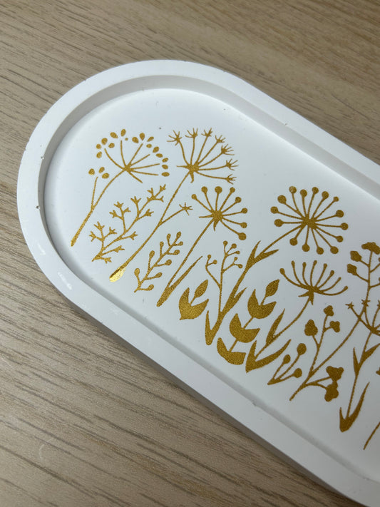 Floral Trinket Tray - Ex Display