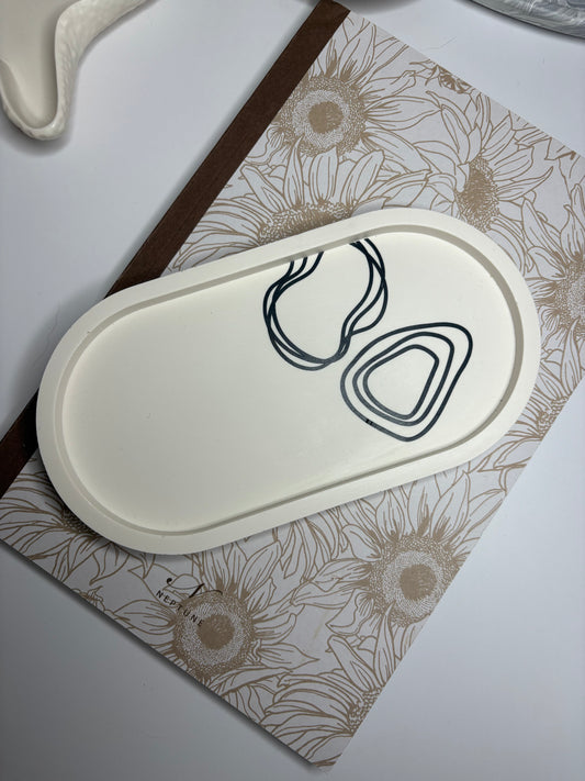Abstract Design Trinket Tray