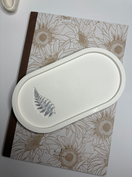 Fern Silver Leaf Trinket Tray