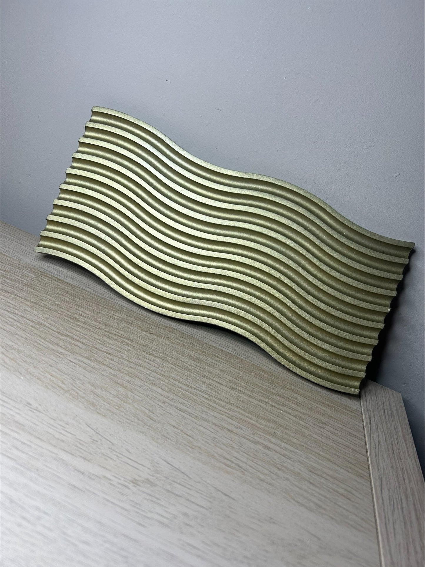 Gold Wavy Decorative Tray