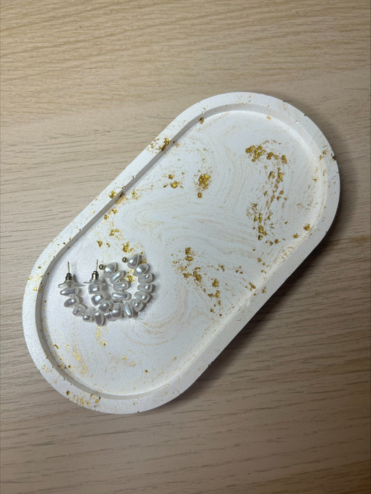 Gold Sparkle Trinket Tray